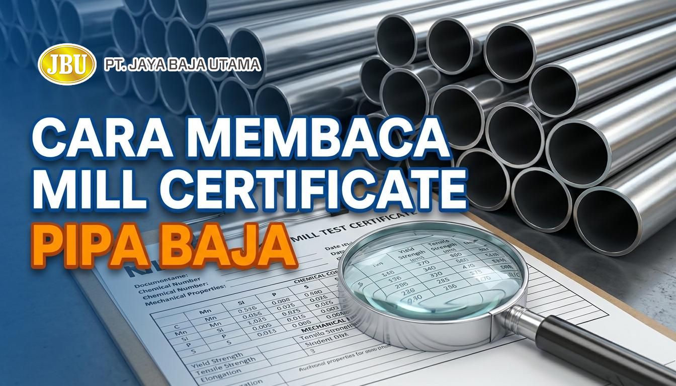 Cara membaca mill certificate pipa baja