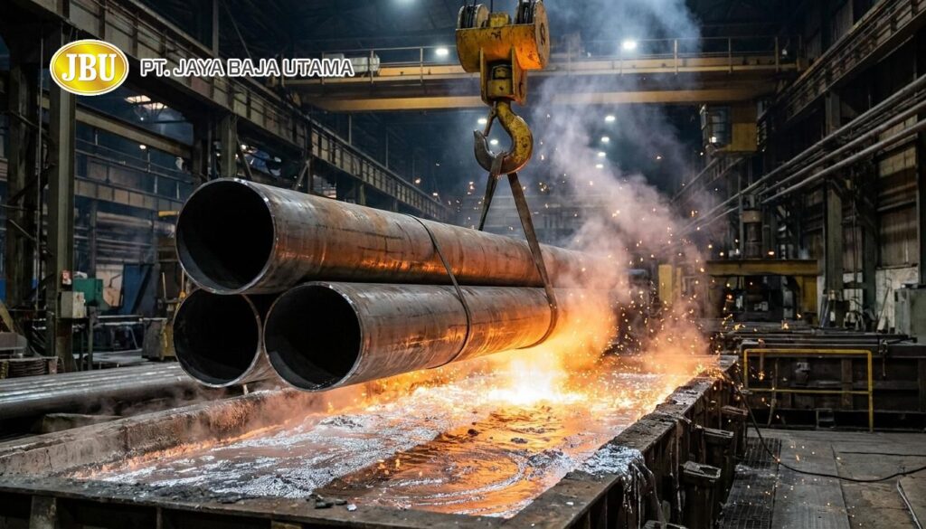 Proses Hot Dip Galvanizing pada Pipa Baja Panduan Lengkap dan Keunggulannya