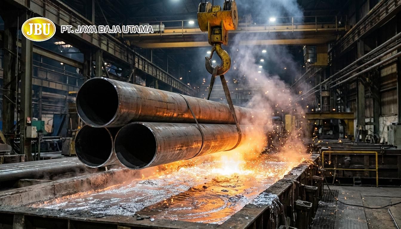Proses Hot Dip Galvanizing pada Pipa Baja Panduan Lengkap dan Keunggulannya