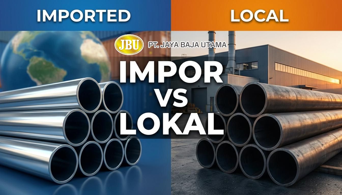 Kualitas pipa baja impor vs lokal