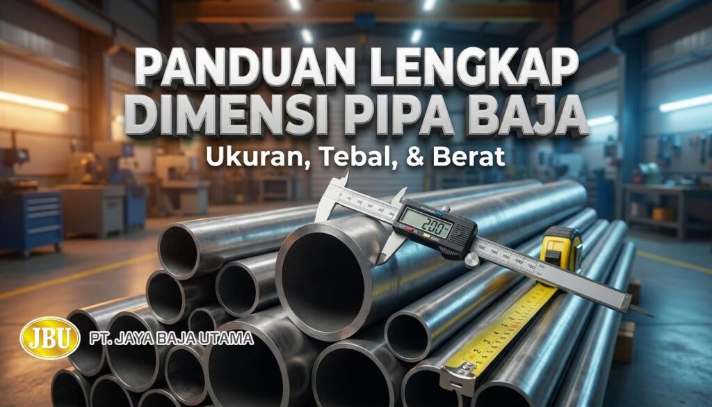 Panduan Lengkap Dimensi Pipa Baja Ukuran, Tebal, dan Berat