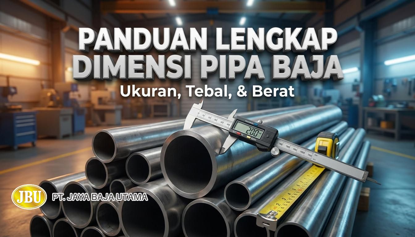 Panduan Lengkap Dimensi Pipa Baja Ukuran, Tebal, dan Berat