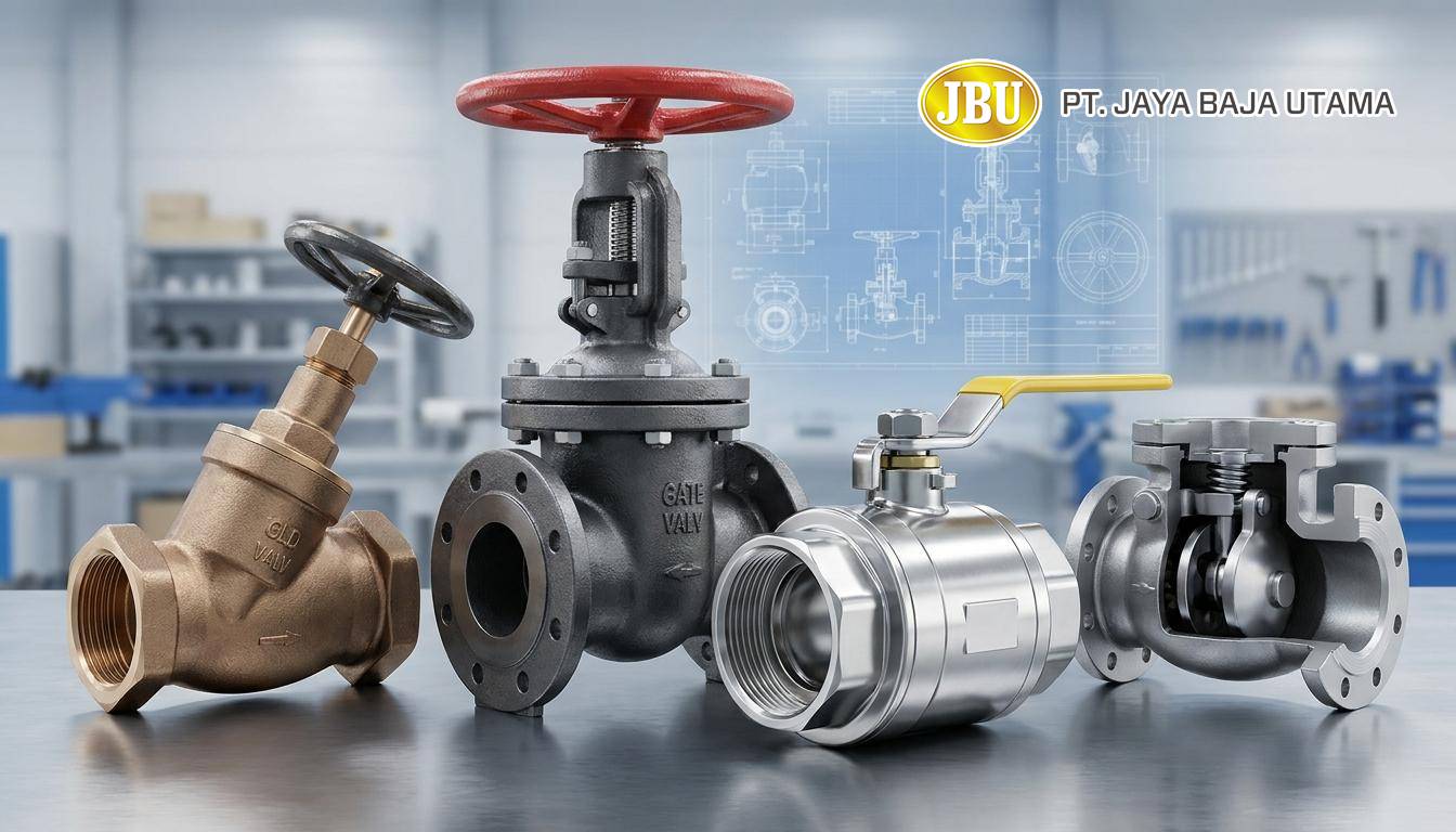 Mengenal Jenis Jenis Valve dan Fungsinya dalam Sistem Perpipaan Industri