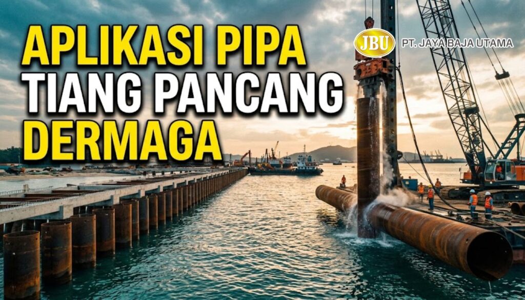 Aplikasi Pipa Tiang Pancang Dermaga