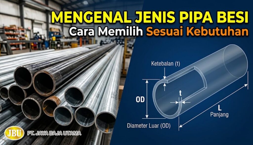 Panduan Memilih Jenis Pipa Besi Sesuai Spesifikasi dan Aplikasi industri