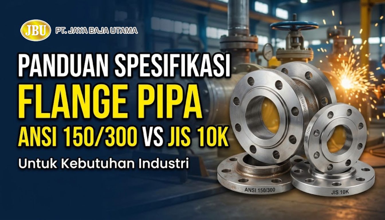 Panduan Spesifikasi Flange Pipa ANSI 150 300 & JIS 10K untuk Kebutuhan Industri