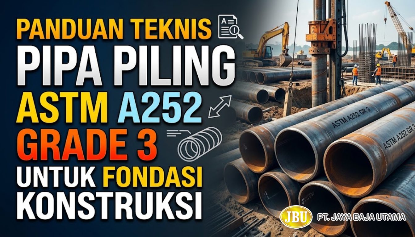 Panduan Teknis Pipa Piling ASTM A252 Grade 3 untuk Konstruksi Fondasi