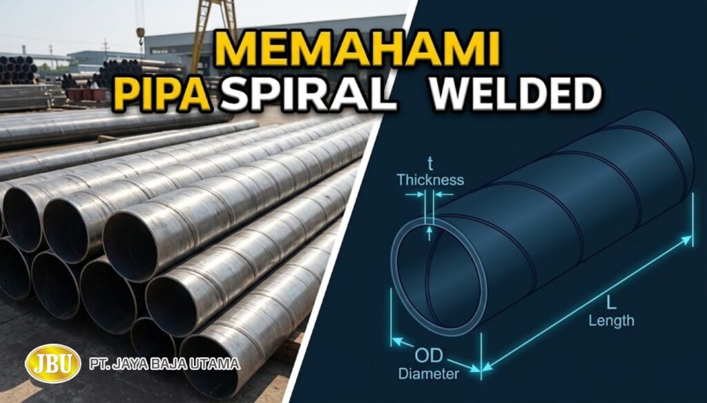 Pipa Spiral Welded PT Jaya Baja Utama